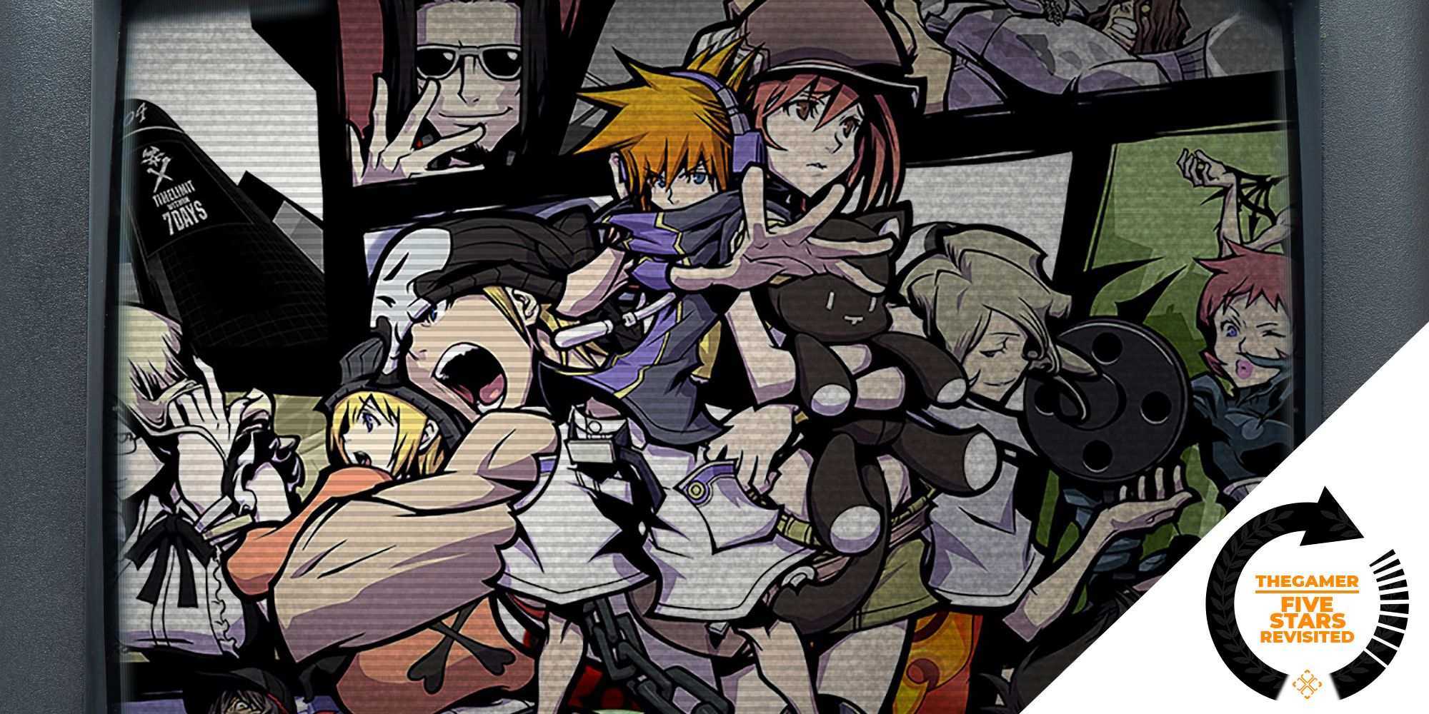 The World Ends With You cover art with TheGamer Five Stars Revisited logo in the corner.