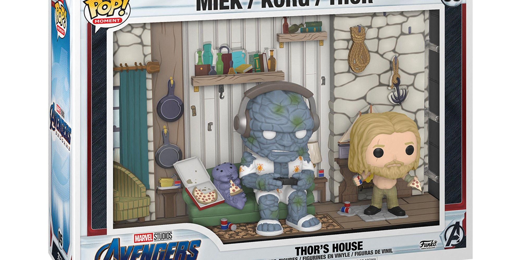 thor's house funko pop set including korg and miek