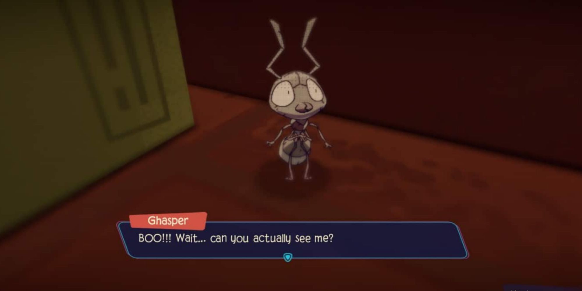 Tinykin: Ghasper's final conversation occurs when you find him in every location