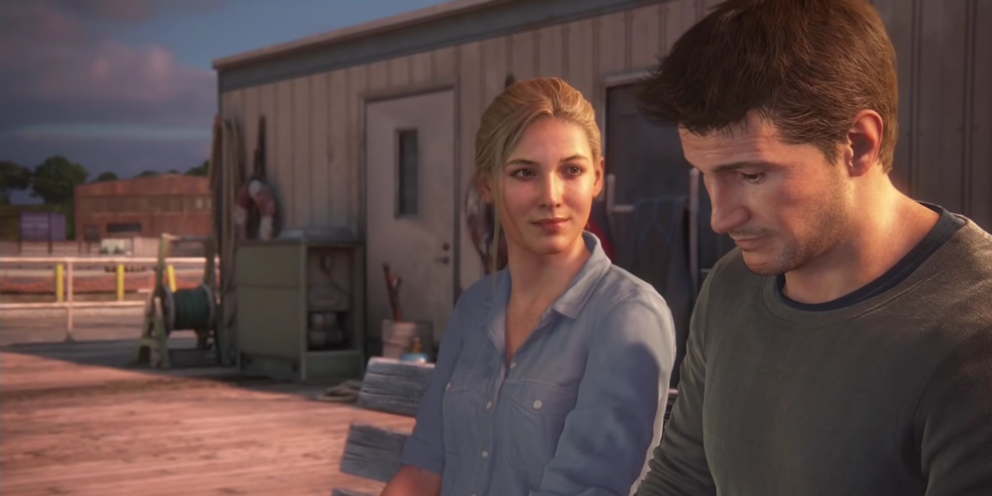 Nate and Elena from Uncharted 4.