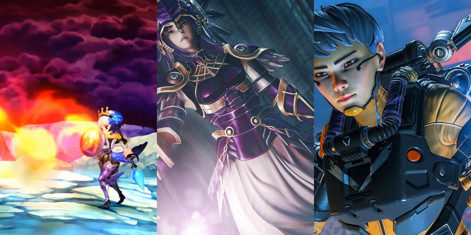 Valkyries in Gaming Featured Gwendolyn in Odin Sphere Hrist from Valkyrie Profile and Valkyrie from Apex Legends