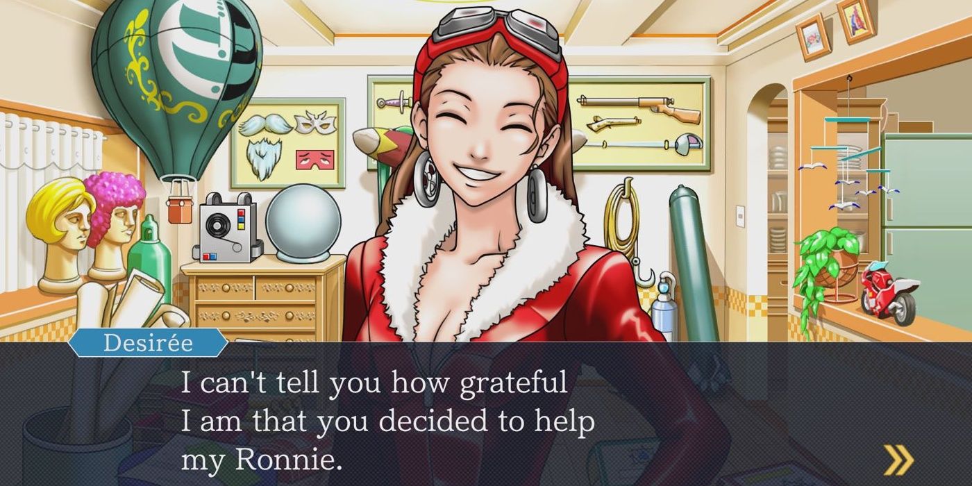 Phoenix Wright: Ace Attorney Desiree Pilot At Home Visual Novel