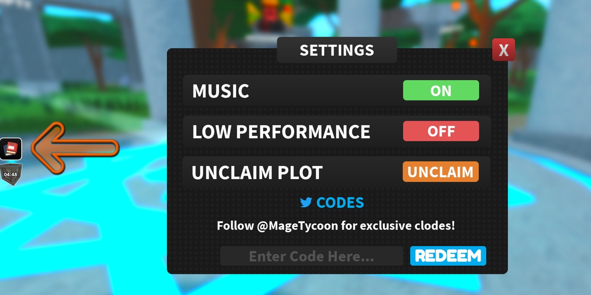 Where To Redeem Codes Mage Tycoon