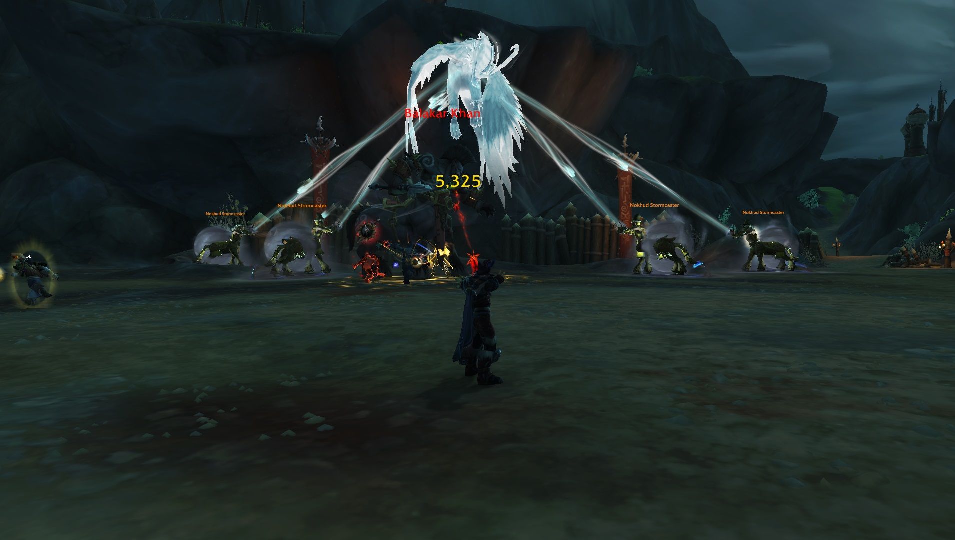 Сражение с Балакар-ханом, последним боссом наступления Нохуда, в World of Warcraft.