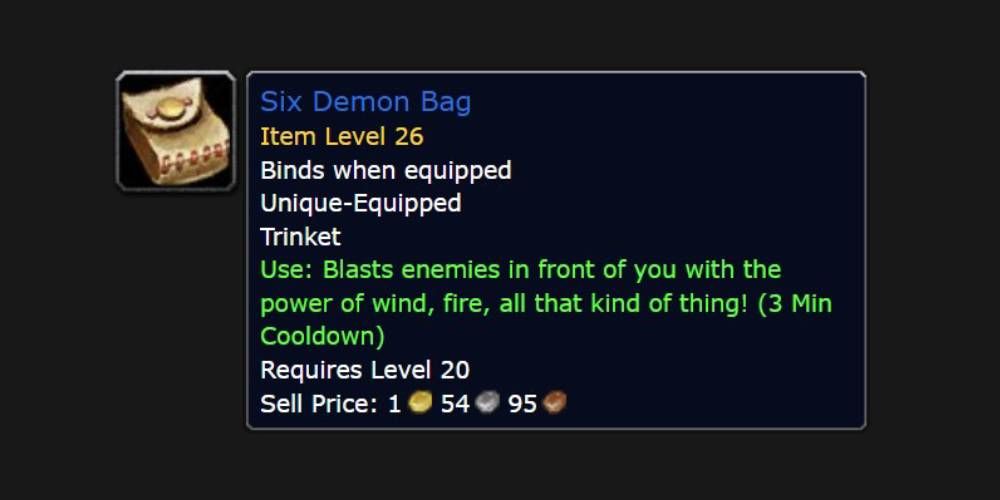 WoW Six Demon Bag