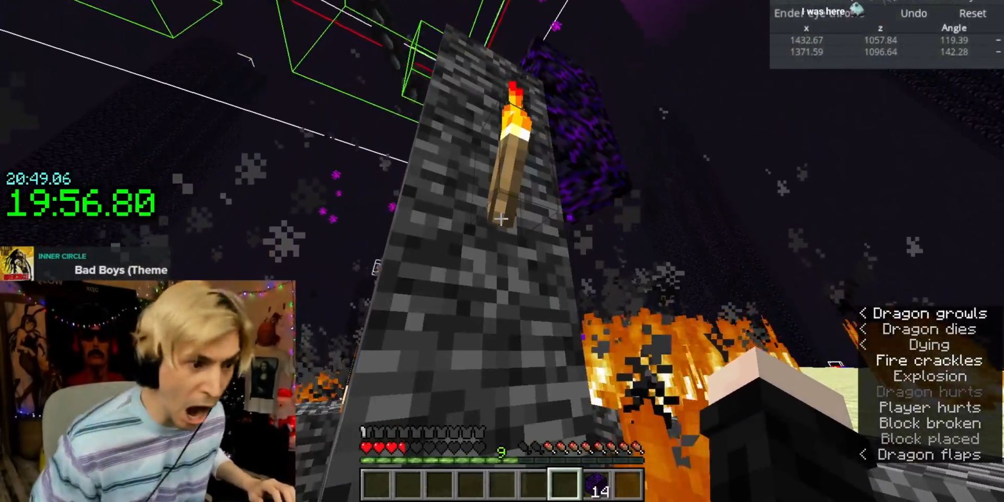 xQc Regains Minecraft Speedrun World Record After Nearly 2 Years