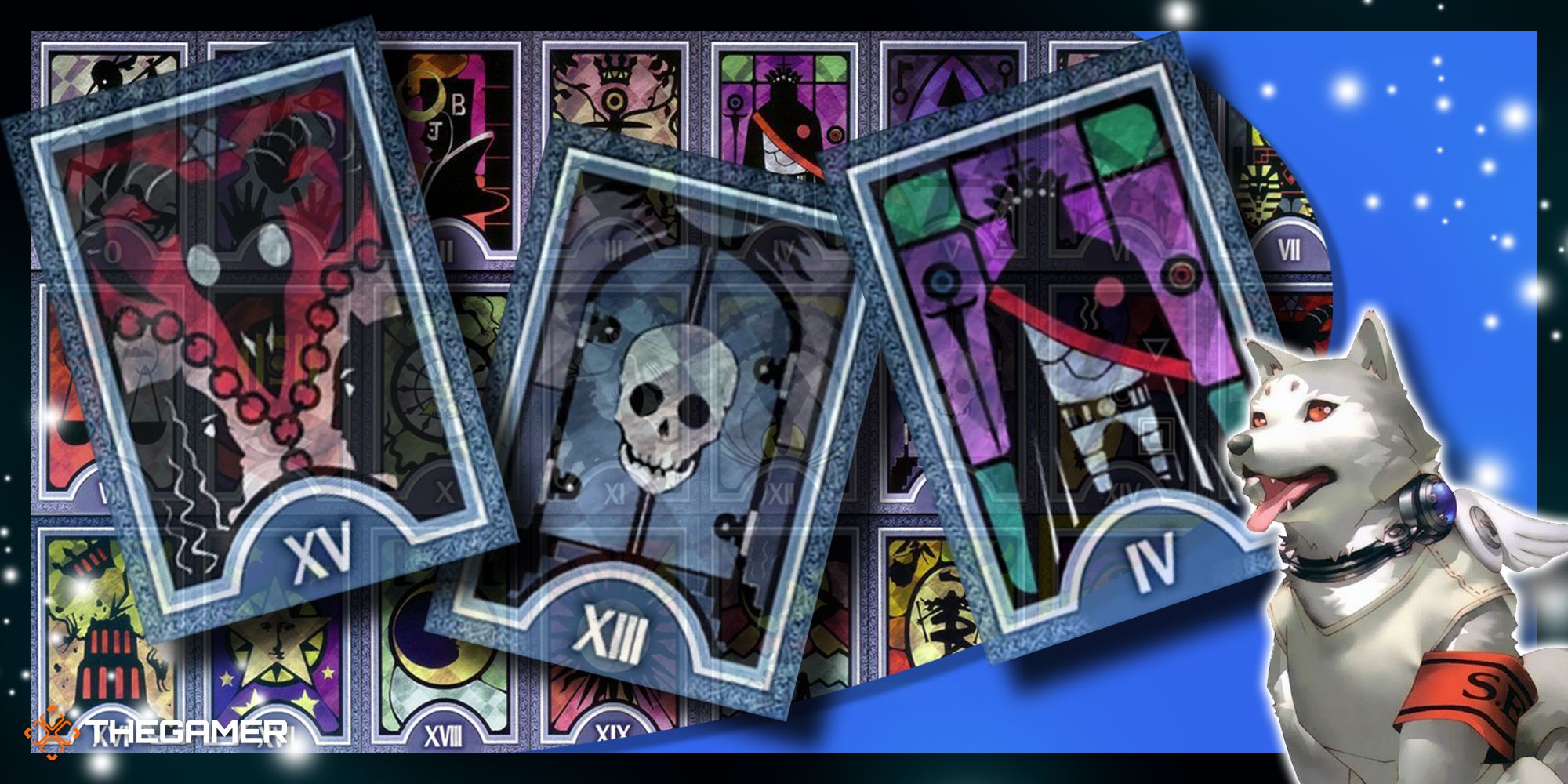 tarot cards for some of the arcana in persona 3 portable in our p3p koromaru frame for the social link availability guide