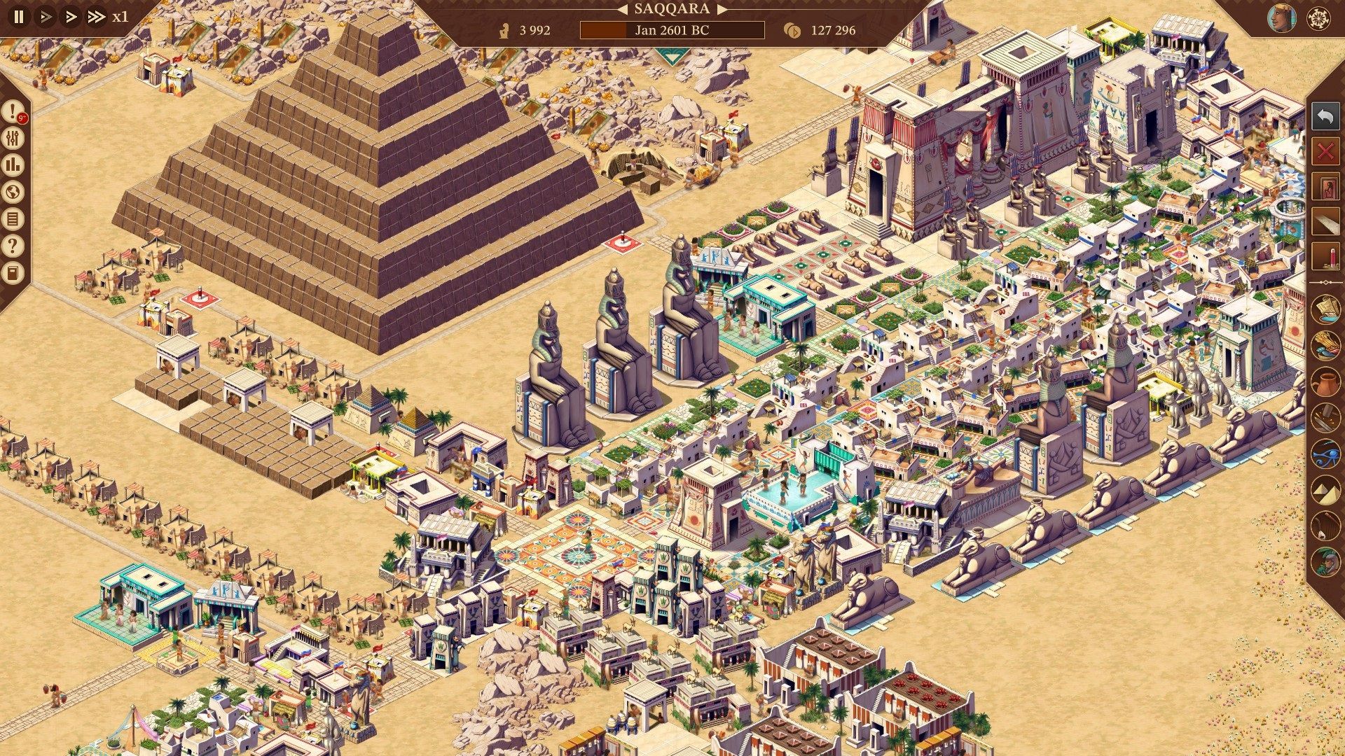 A city with a pyramid in Pharaoh a New Era-1