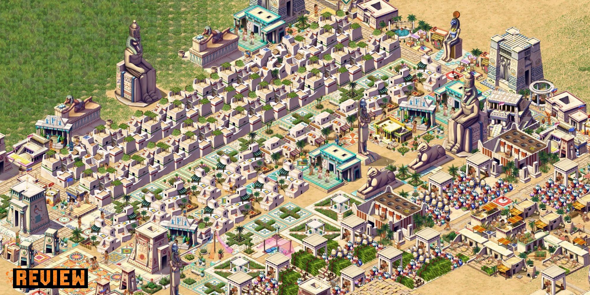 An image of a city in Pharaoh: A New Era.