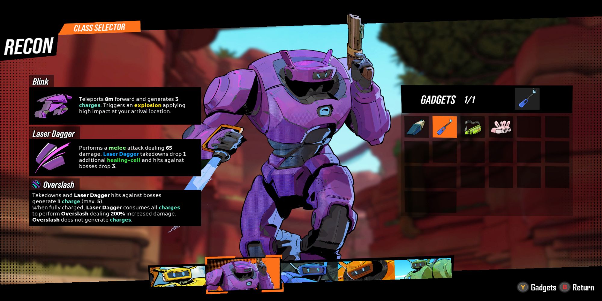 Every Class In Roboquest