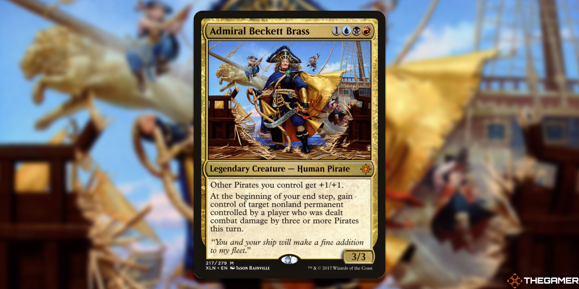 MTG: Admiral Beckett Brass card