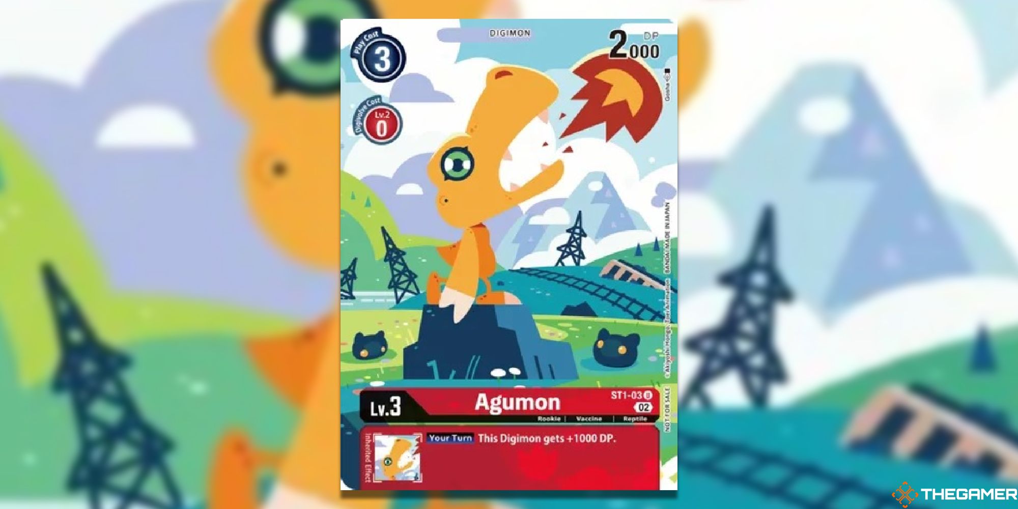 agumon card art from illustration contest 2022 digimon card game