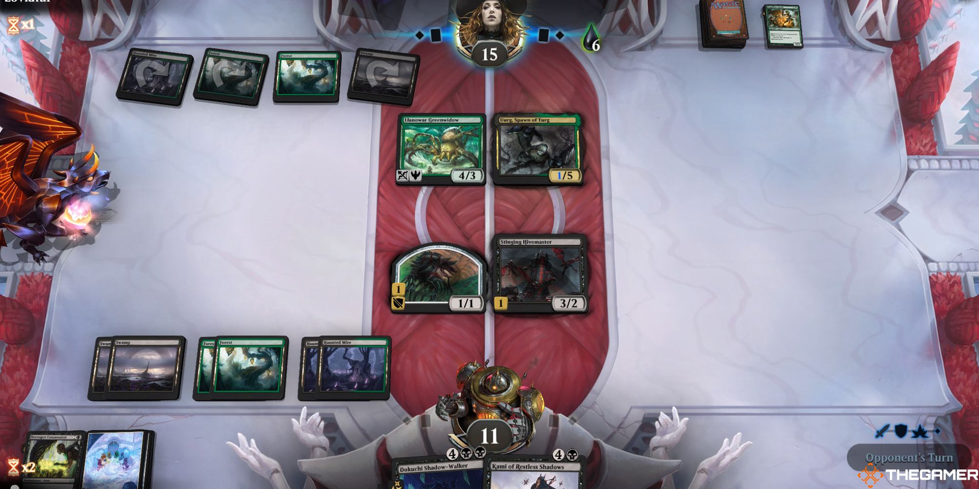 A game of Jump In on MTG Arena.