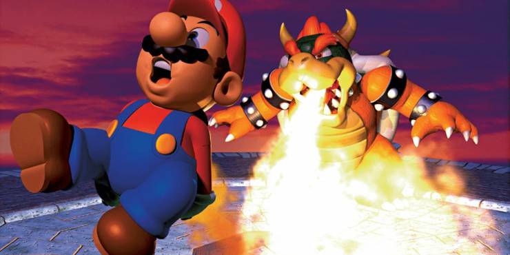 bowser-chasing-mario-and-breathing-fire-in-super-mario-64.jpg (740×370)
