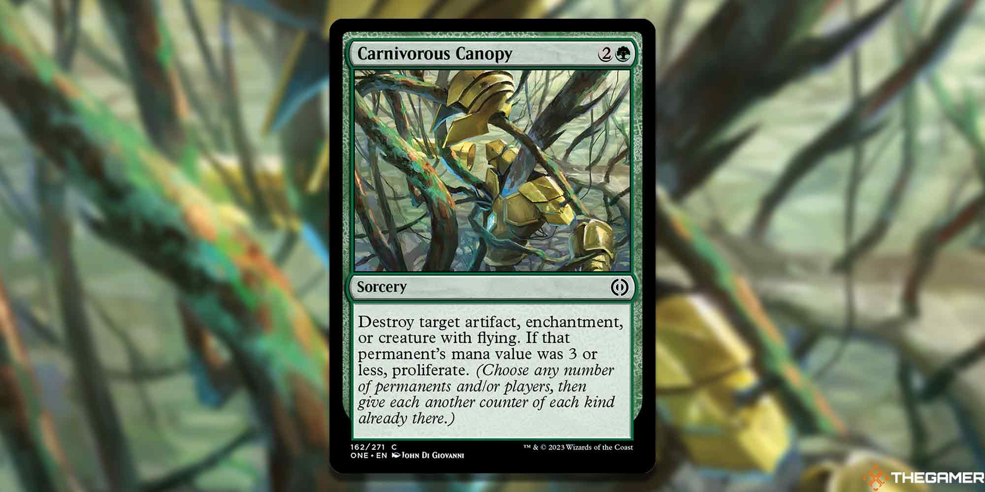 Image of Carnivorous Canopy card by John Di Giovanni