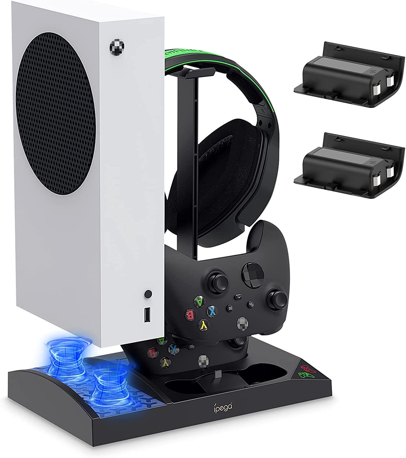 Charger Stand with Cooling Fan for Xbox Series S