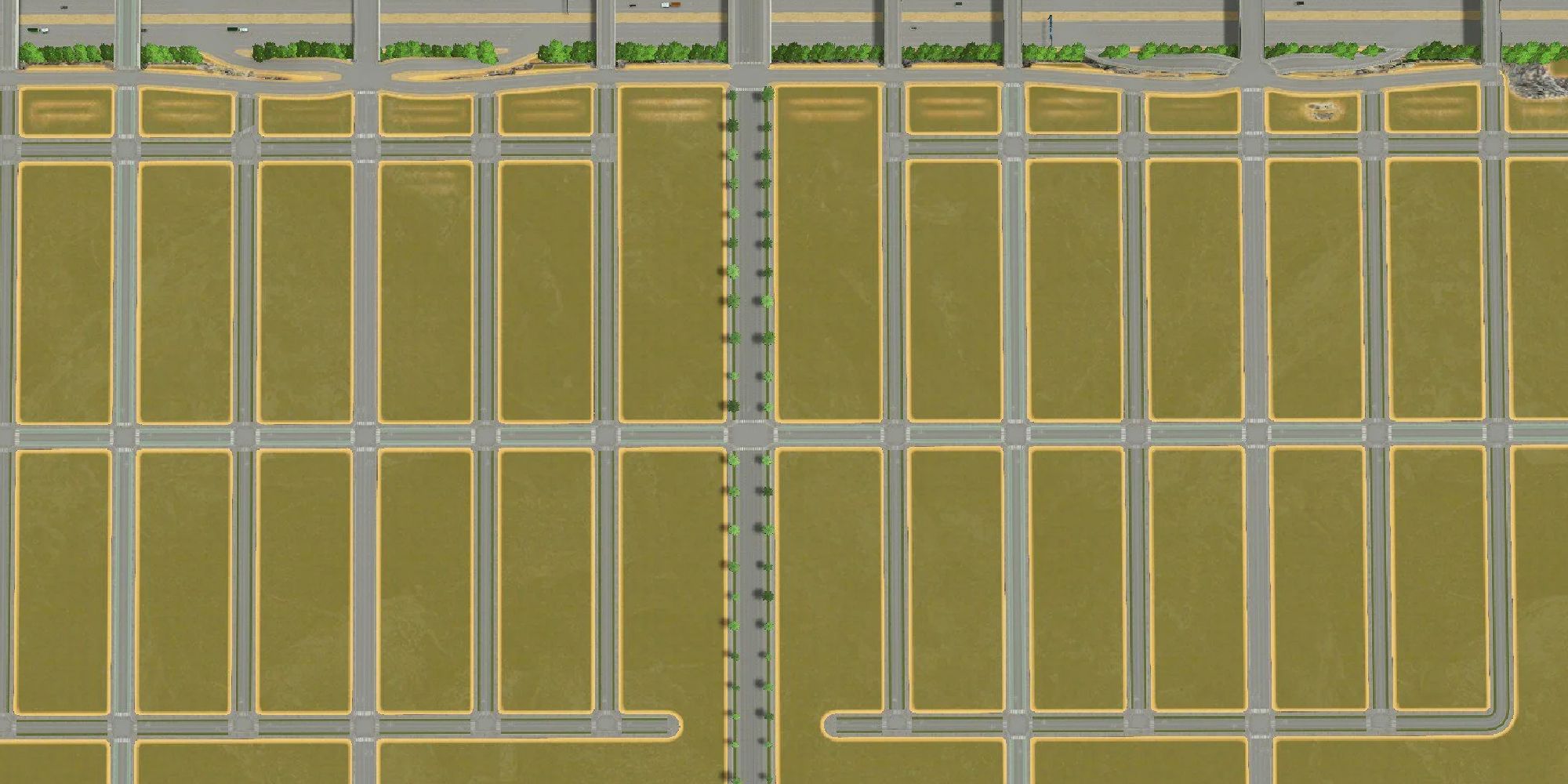cities skylines grid with no buildings 