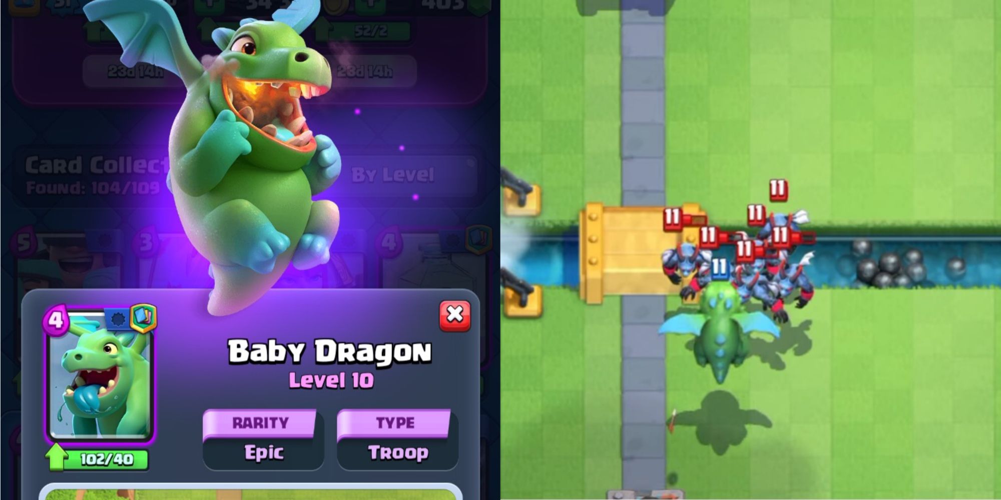 Clash Royale Baby Dragon Card