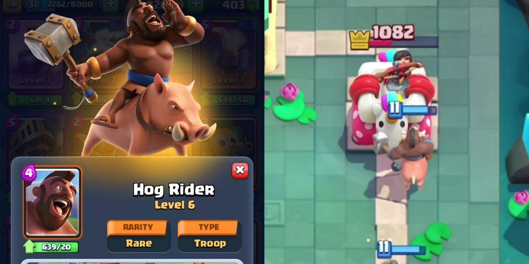 Clash Royale Hog Rider Card