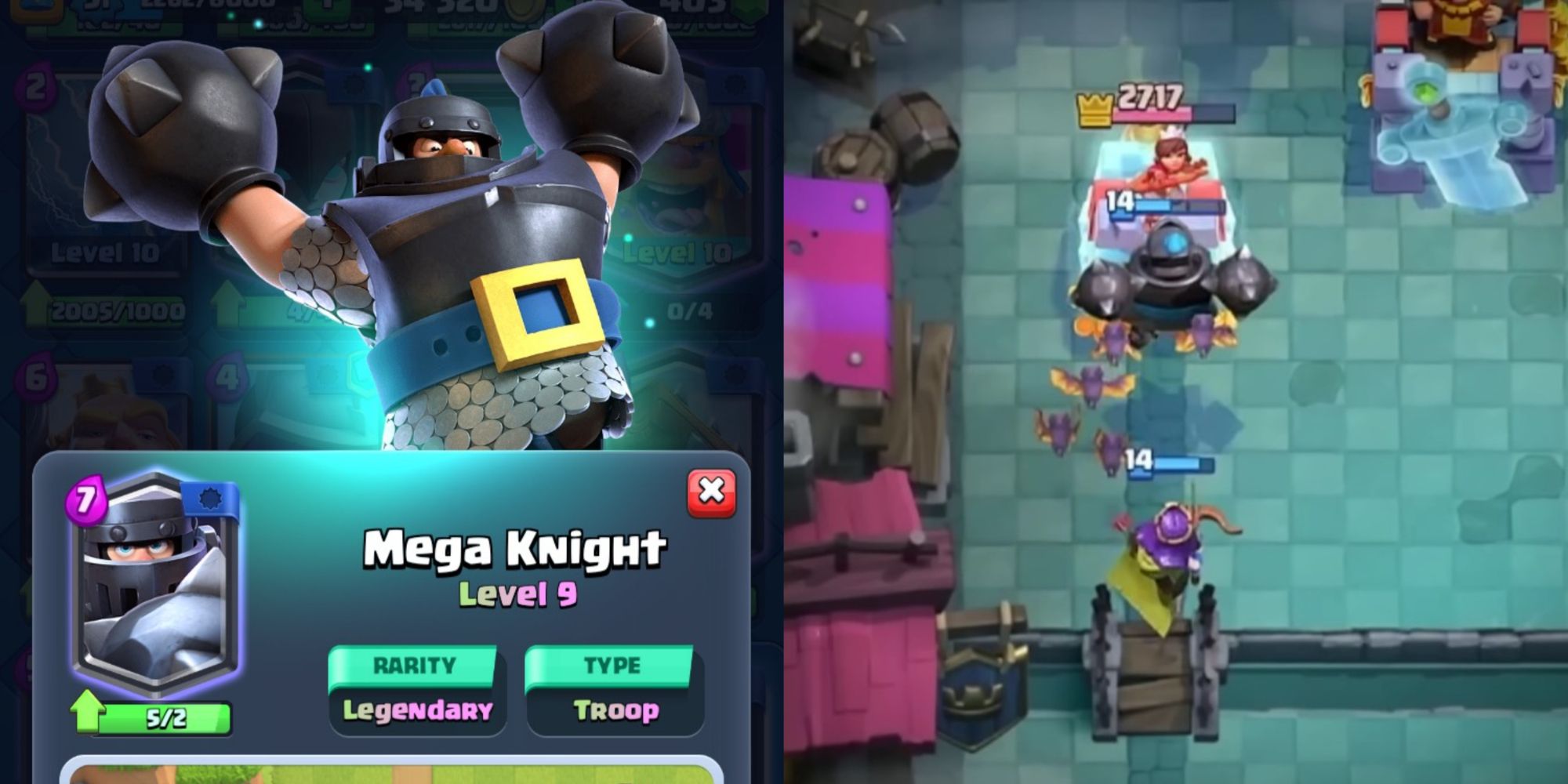 Clash Royale Mega Knight Card