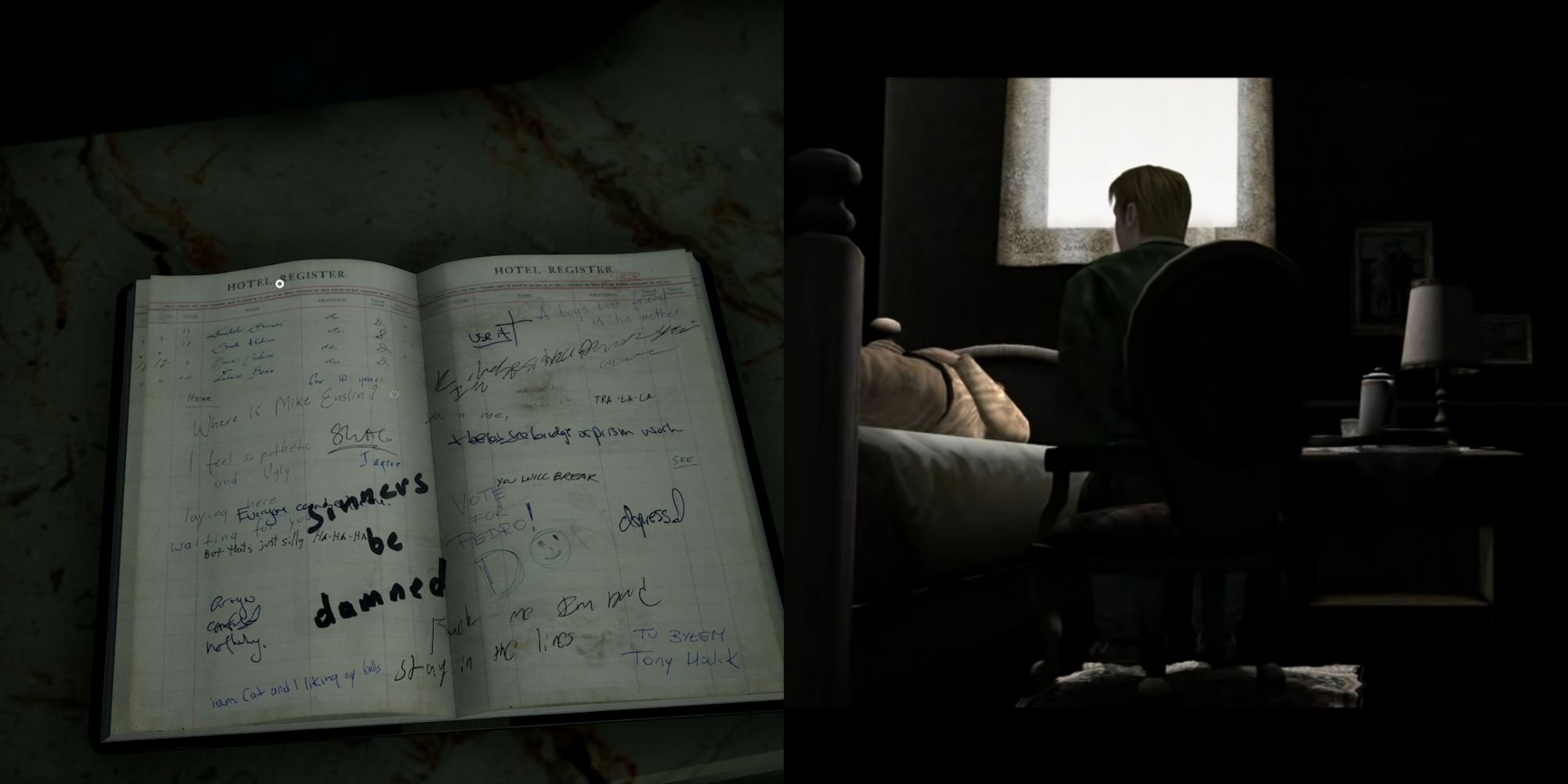 The Medium Hotel Ledger And Leave Ending Scene With Mary In Silent Hill 2