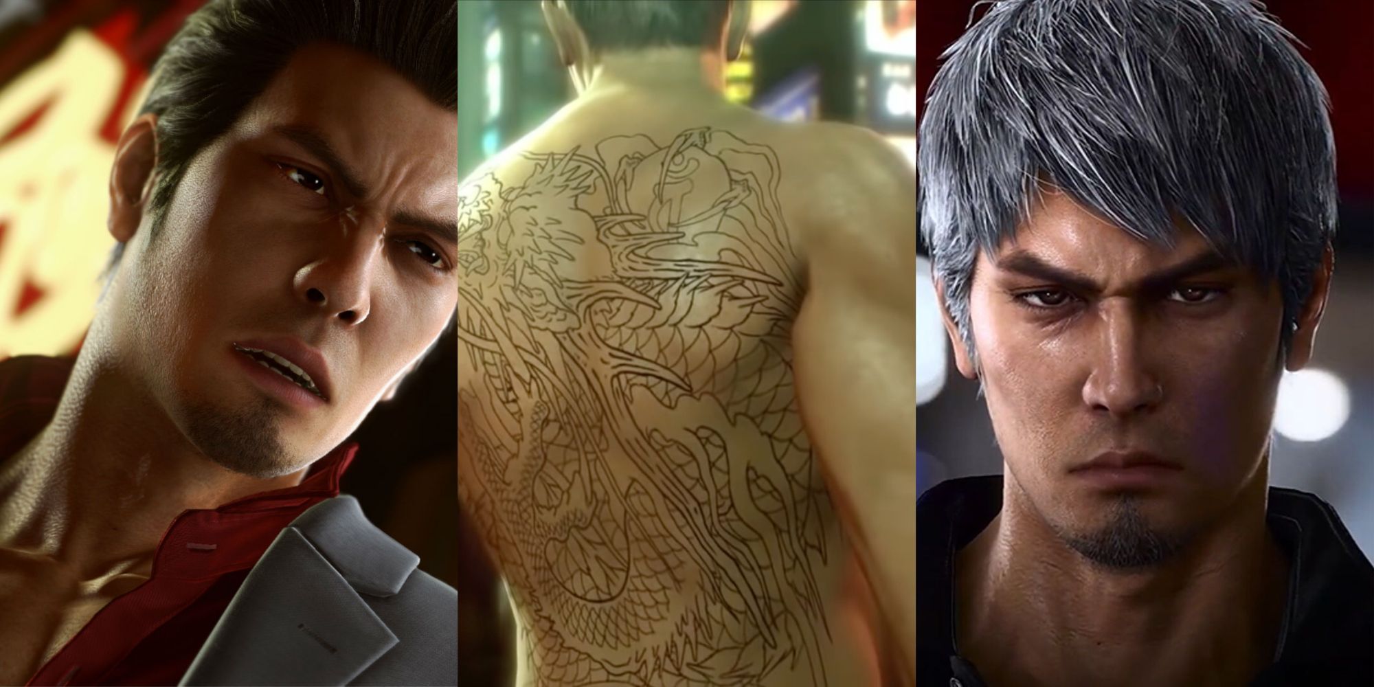 When does Kiryu from the Yakuza series get his tattoo colored  Quora