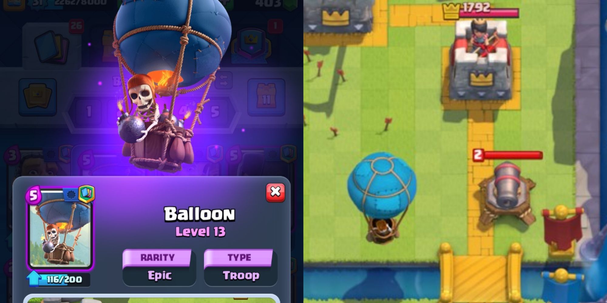 Clash Royale Balloon Card
