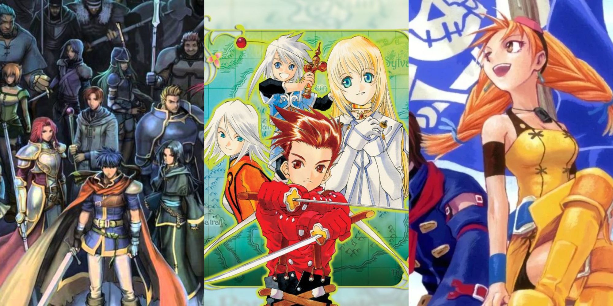 The cast of Fire Emblem Path Of Radiance, The cast of Tales of Symphonia, and some of the cast of Skies Of Arcadia