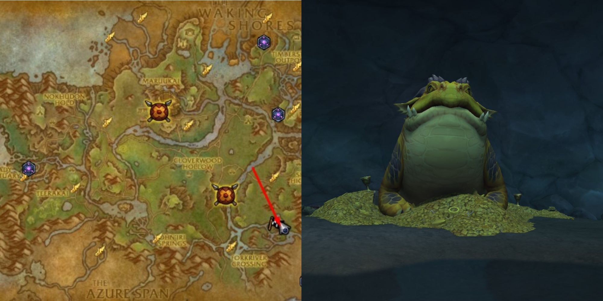 World Of Warcraft Dragonflight Coins Of The Isles Great Swog Map Location