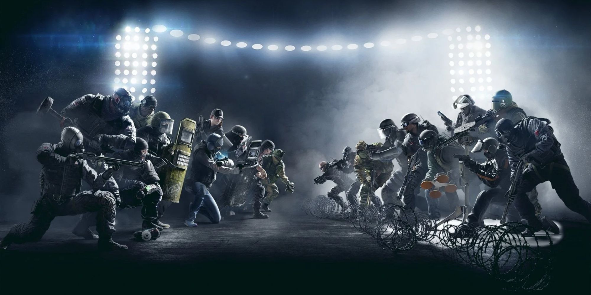 Rainbow Six Siege teams facing off against each other