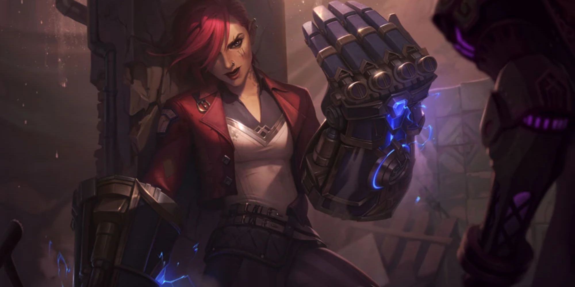 Vi Arcane Splash Art League of Legends