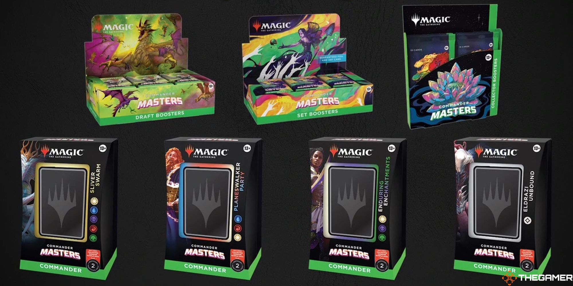 MTG Commander Masters products