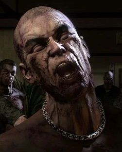 screaming zombie in Dead Island