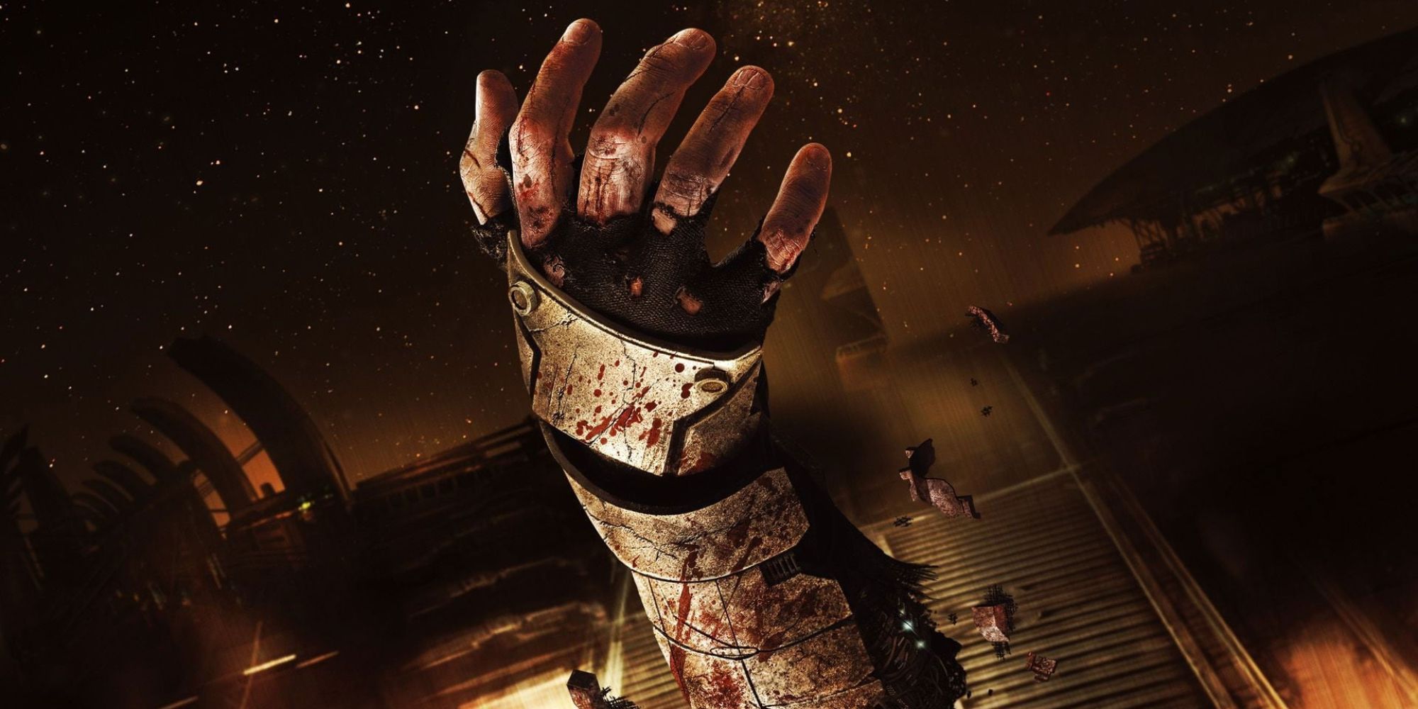 Dead Space's iconic cover art showing a floating hand.