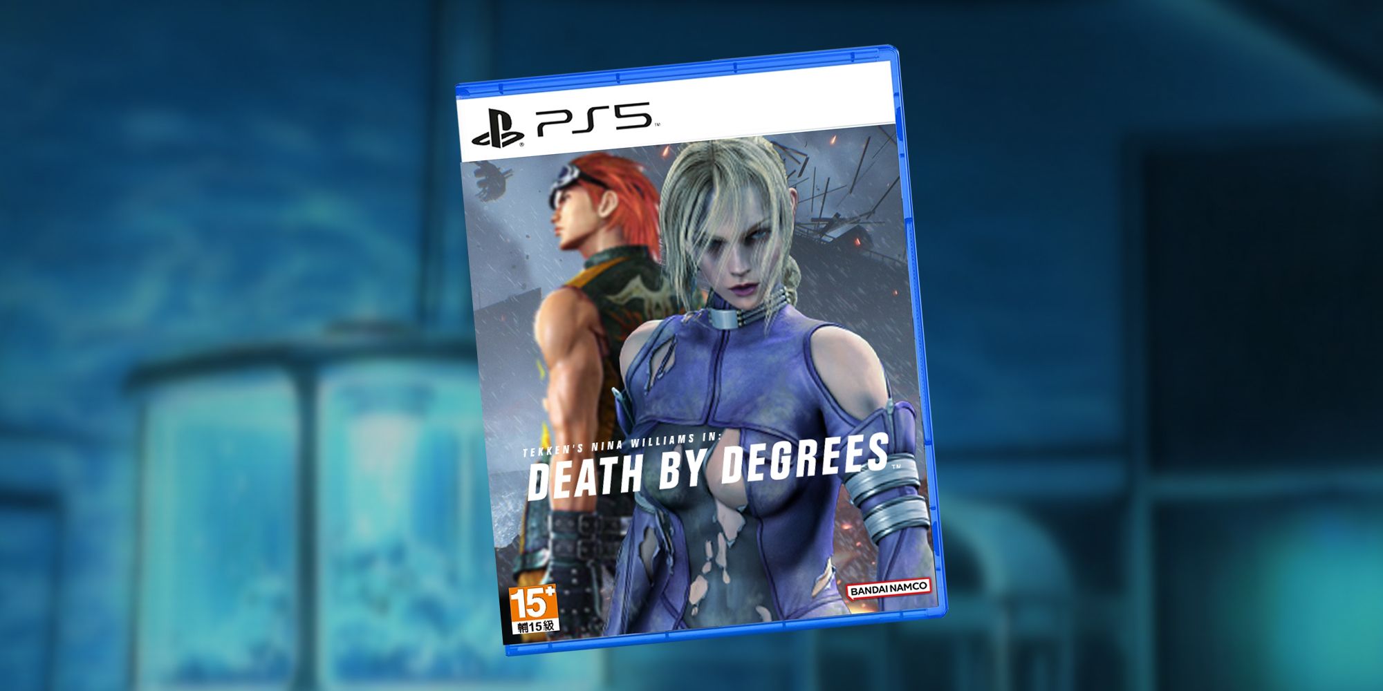 Death by Degrees cover with Hwoarang mocked up for PS5