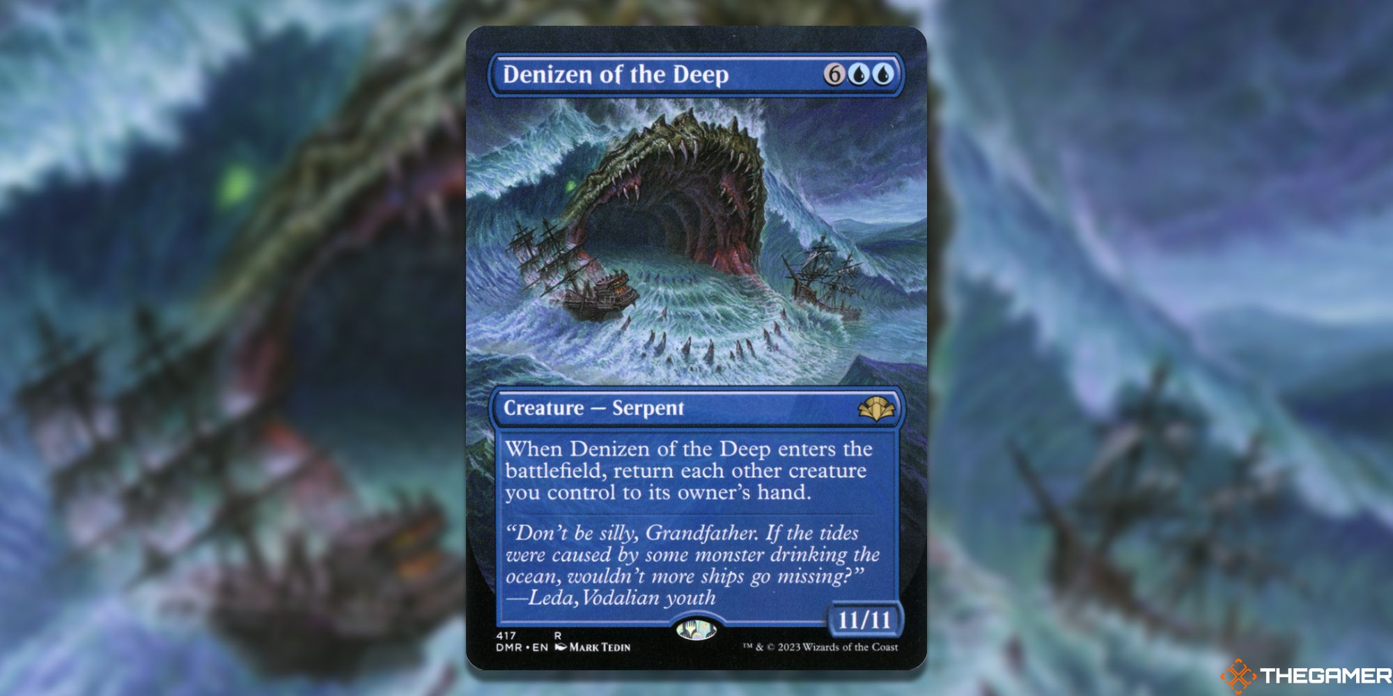 MTG: Denizen Of The Deep card