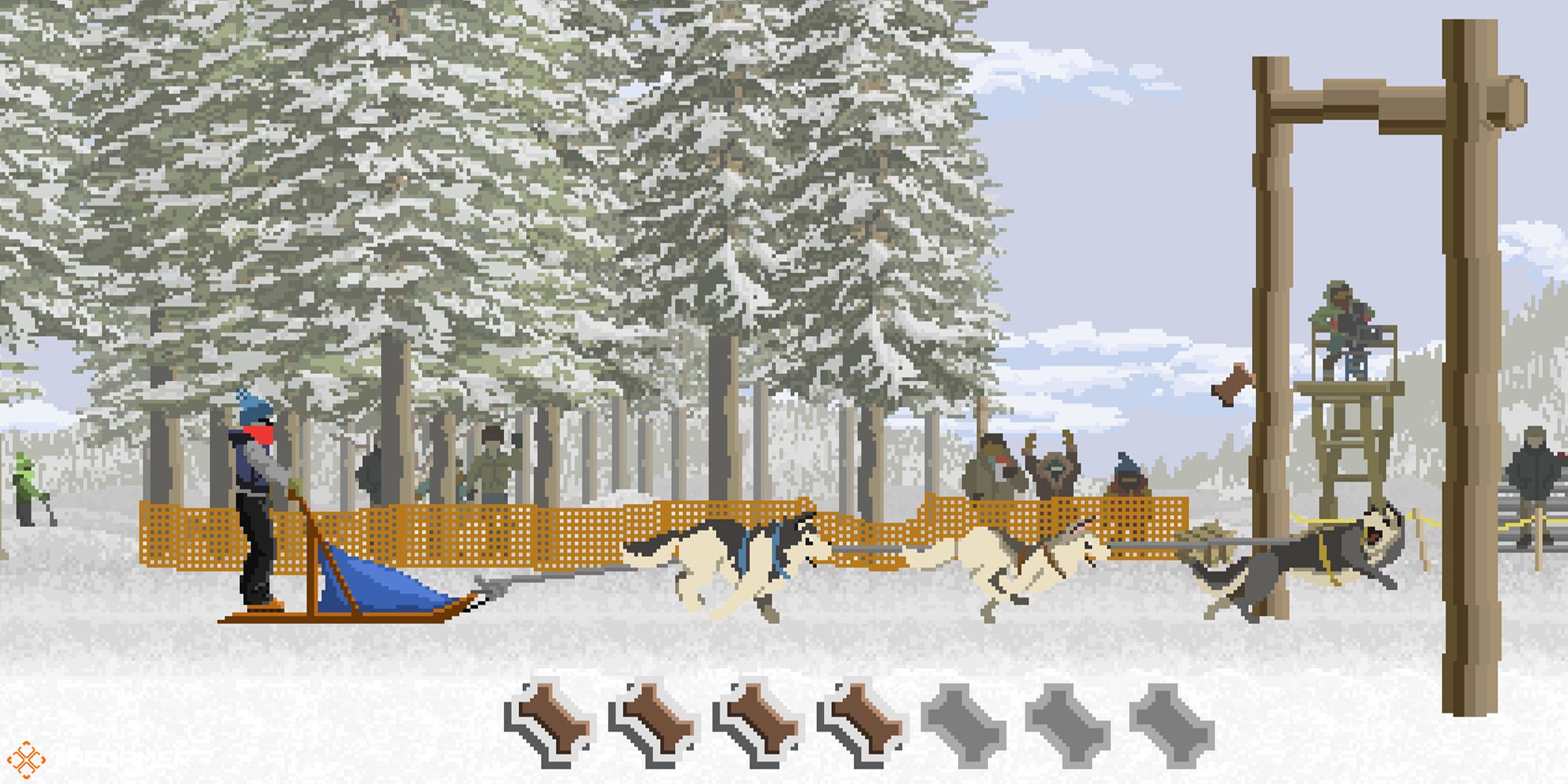 Dog Sled Saga - gameplay screenshot