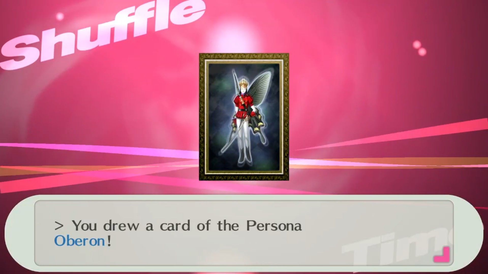 drawing oberon from shuffle time in persona 3 portable