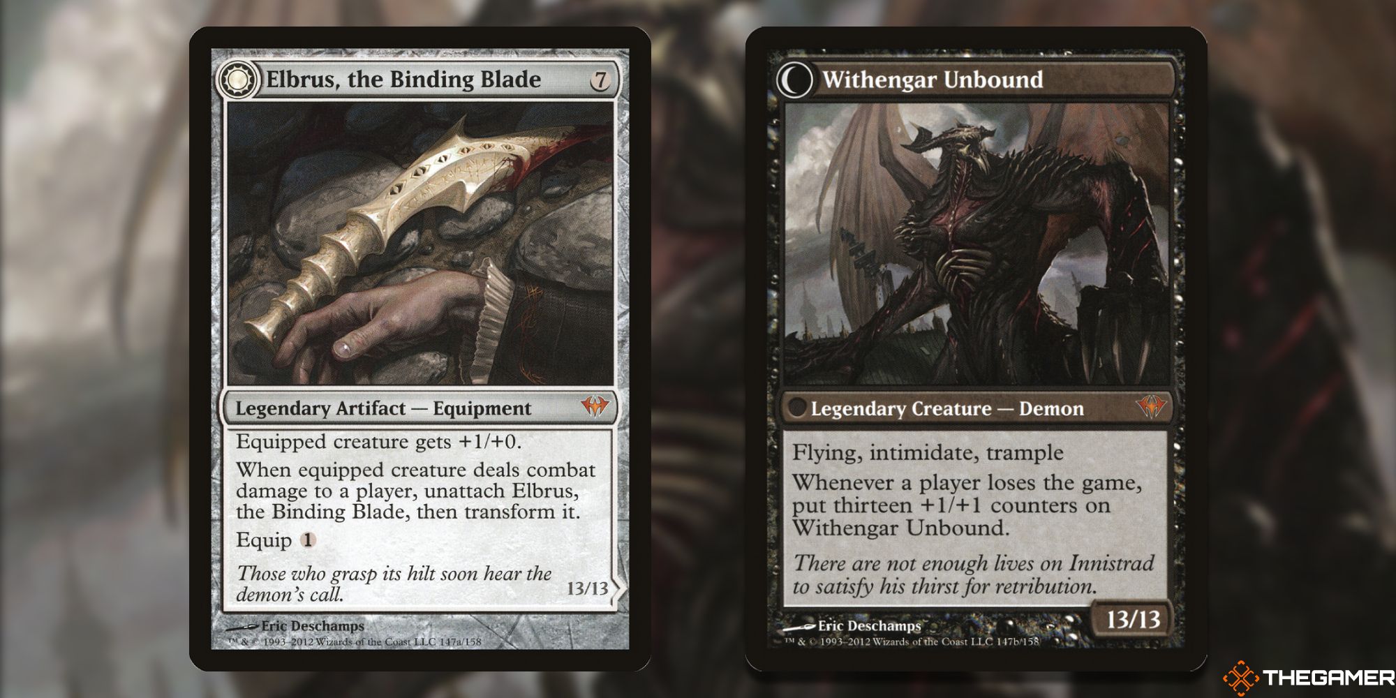 MTG: Elbrus, the Binding Blade/Withengar Unbound card