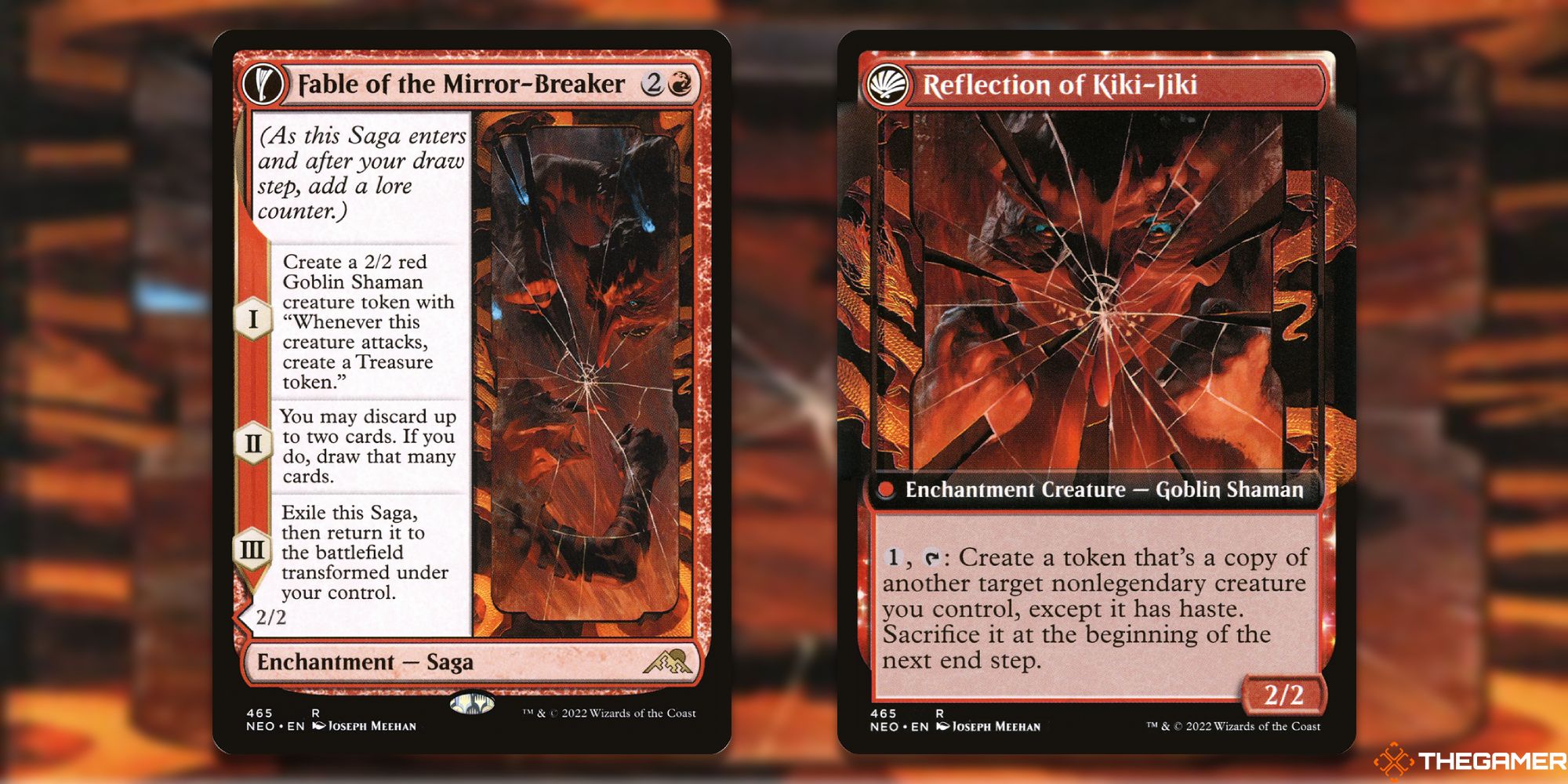 MTG: Fable of the Mirror-Breaker/Reflection of Kiki-Jiki card