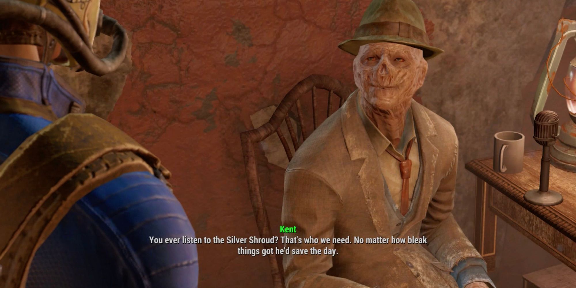 Fallout 4 - Kent Connelly in Goodneighbor talking about The Silver Shroud