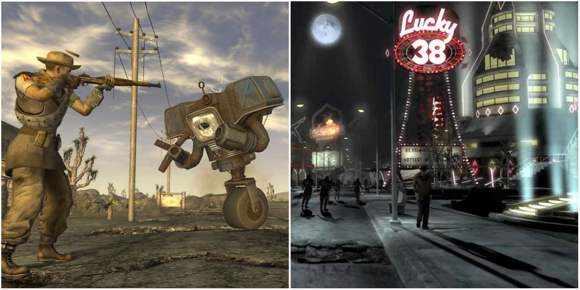 Fallout New Vegas - Fighting Atonotons in the wasteland and the New Vegas Strip