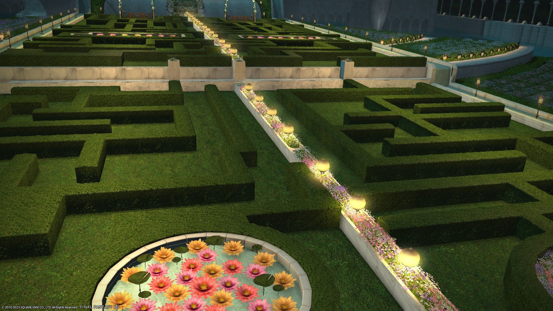 Final Fantasy 14 Valentione's Day maze.
