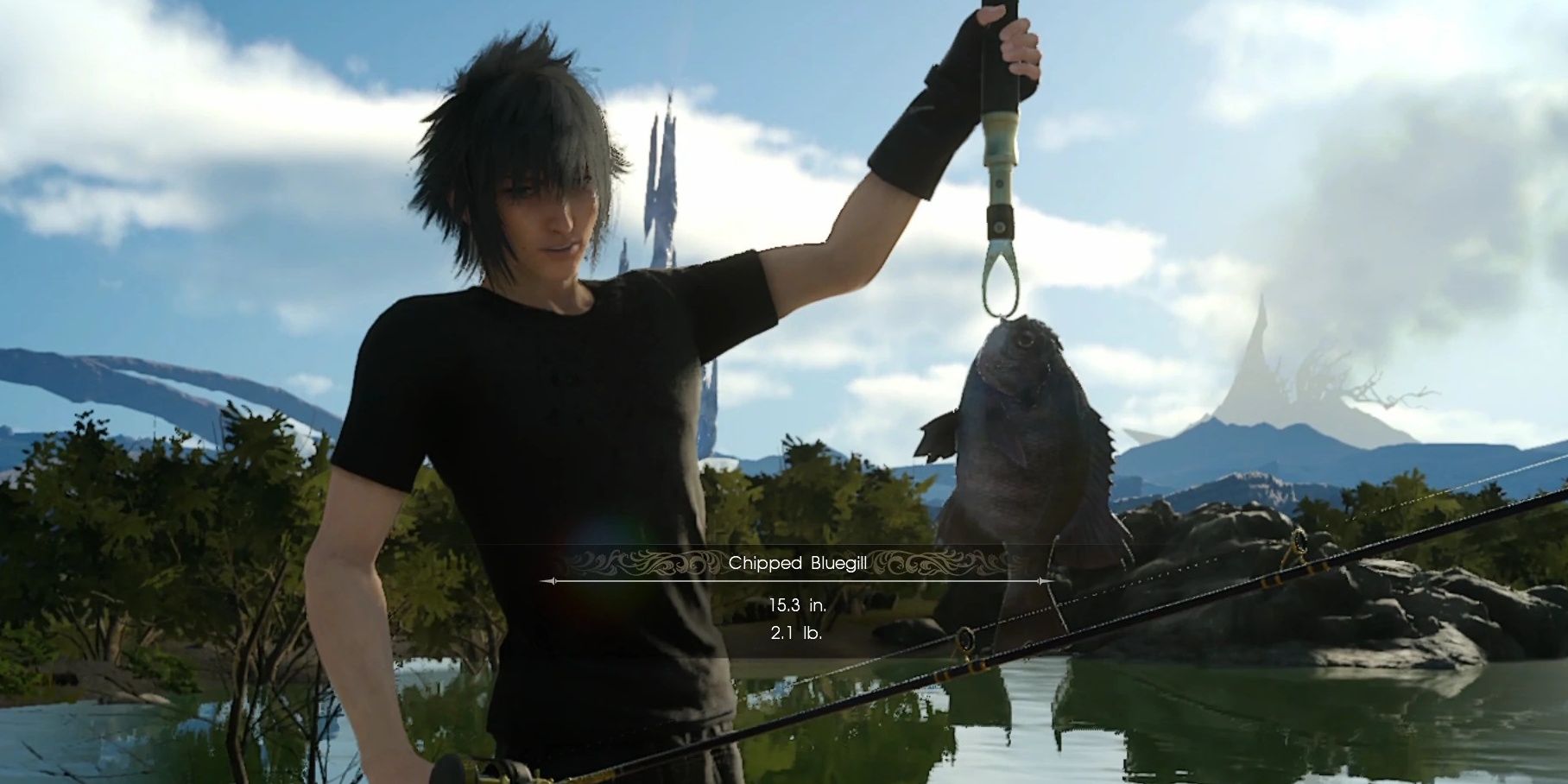 Final Fantasy 15 Noctis Fishing