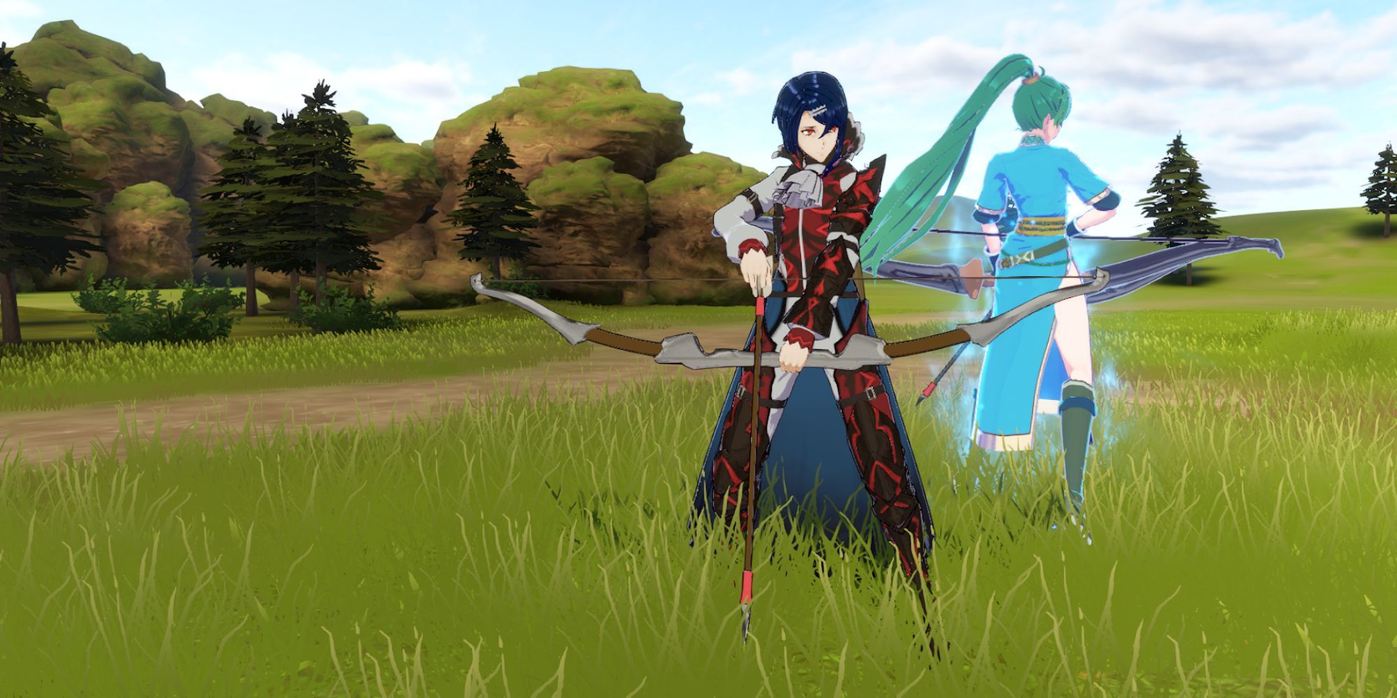 Fire Emblem Engage - Alcryst and Lyn in battle