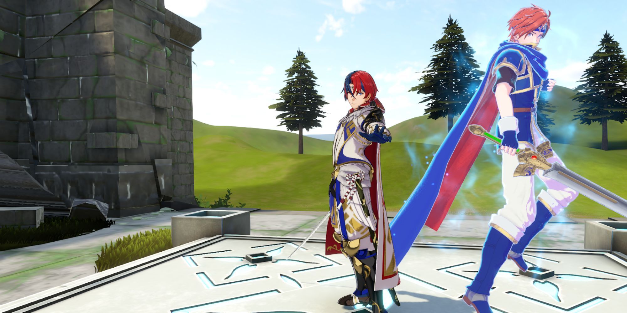 Fire Emblem Engage - Alear and Roy in battle