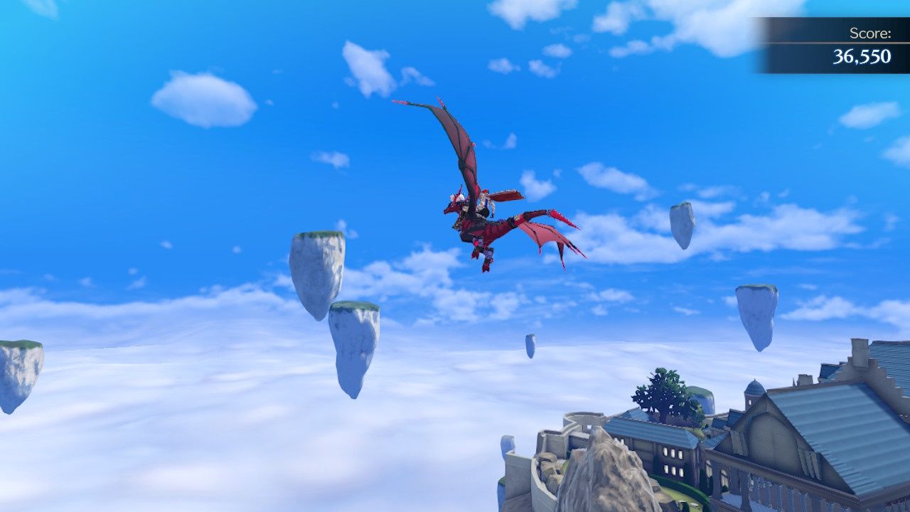 Alear Soars Through The Air On The Back Of A Wyvern