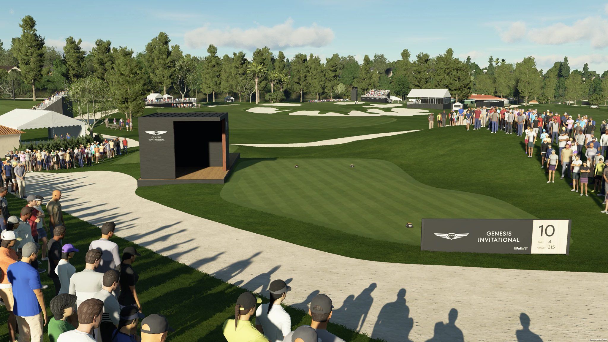 An image from PGA Tour 2K23 showing a golf course