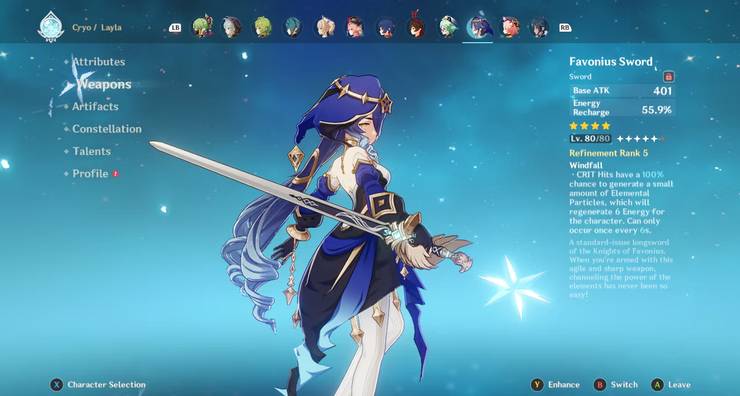 What Weapon Does Layla Need?