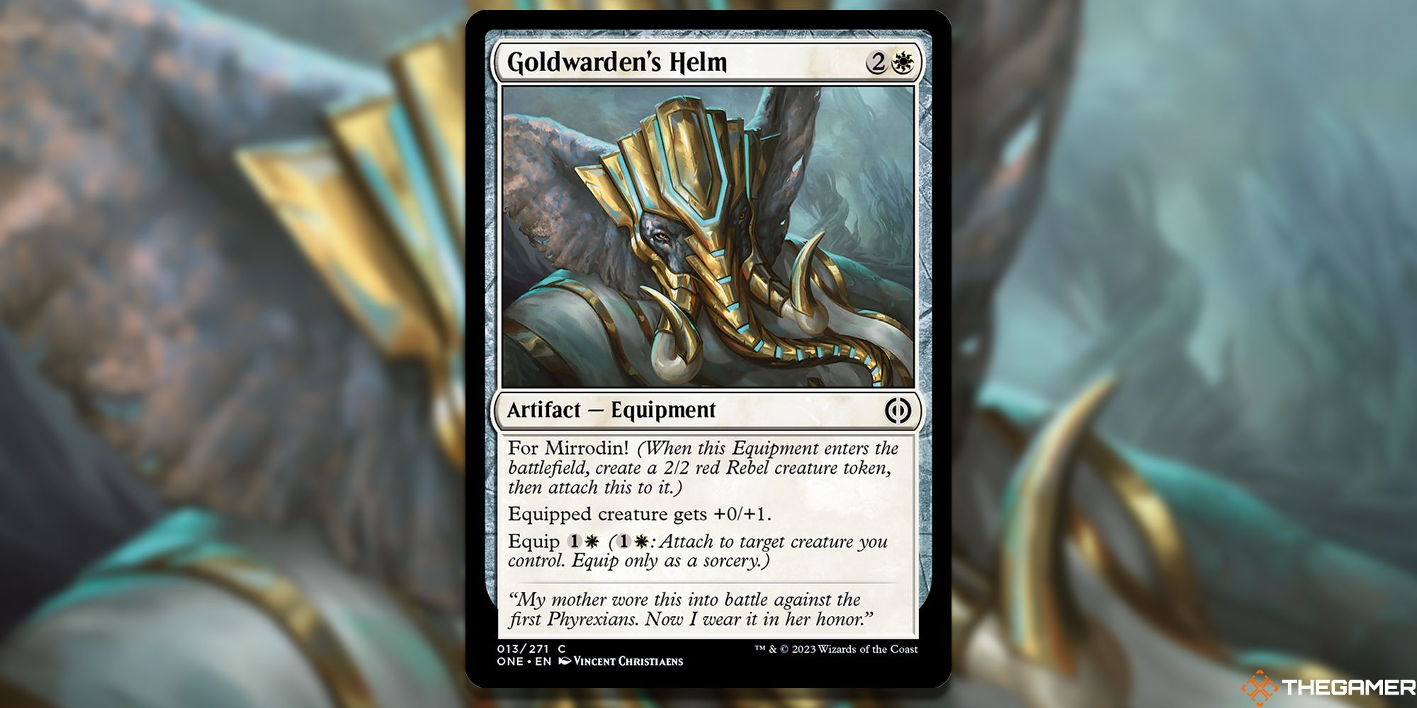 Goldwarden's Helm Card